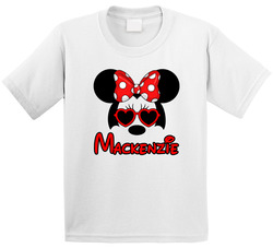 Disney Youth Girl (add Name) T Shirt