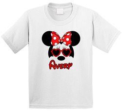 Disney Toddler Girl (add Name) T Shirt