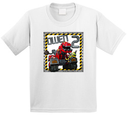 Birthday - Dinotrux ( Customize With Name And Age) T Shirt