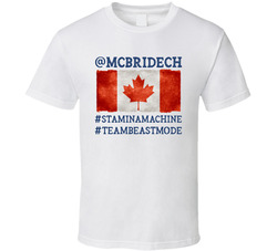 Marathon #staminamachine #teambeastmode @mcbridech (back) T Shirt