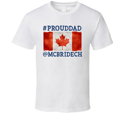 Marathon #prouddad @mcbridech (back) T Shirt