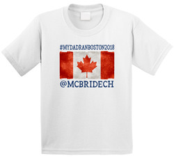 Marathon #mydadranboston2018 @mcbridech T Shirt
