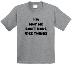I'm Why We Can't Have Nice Things T Shirt