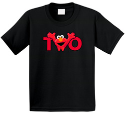 Elmo Birthday Sesame Street Two T Shirt
