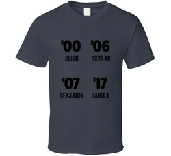 Awesome Dad - Children's Birth Years T Shirt