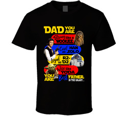 Star Wars Best Dad Father In The Galaxy T Shirt