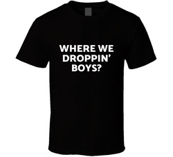 Fortnite Where We Droppin Boys T Shirt