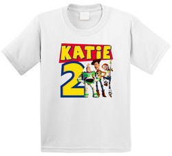 Birthday Toy Story Name & Age T Shirt