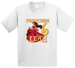 Princess Elena Of Avalor Birthday Name Age T Shirt Princess Elena Of Avalor Birthday Name Age T Shirt