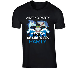 Shark Week Party T Shirt