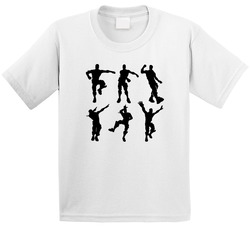 Fortnite Dance Emotes V2 (for Light Colours) T Shirt Fortnite Dance Emotes V2 (for Light Colours) T Shirt