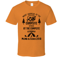 Moms & Sons Camping Trip T Shirt Moms & Sons Camping Trip T Shirt