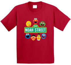 Sesame Street Birthday Name And Age T Shirt Sesame Street Birthday Name And Age T Shirt
