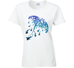 Love The Ocean Manta Sharks Diving T Shirt Love The Ocean Manta Sharks Diving T Shirt