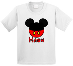 Mickey Head Plus Custom Name T Shirt Mickey Head Plus Custom Name T Shirt