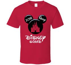 Disney Squad Vacation - Mickey Head With Castle Date Name T Shirt Disney Squad Vacation - Mickey Head With Castle Date Name T Shirt