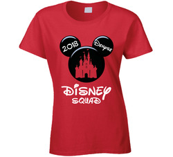 Disney Squad Vacation - Mickey Head With Castle Date Name T Shirt Disney Squad Vacation - Mickey Head With Castle Date Name T Shirt