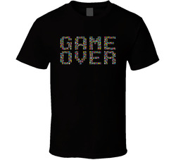 Space Invaders Game Over T Shirt Space Invaders Game Over T Shirt