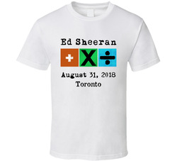 Ed Sheeran Toronto Concert T Shirt