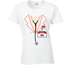 Costume Nurse (add Custom Name) T Shirt Costume Nurse (add Custom Name) T Shirt