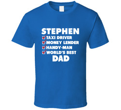 World's Best Dad (add Custom Name) T Shirt World's Best Dad (add Custom Name) T Shirt