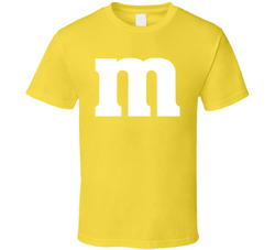 Yellow M&m's Character Costume T Shirt