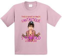 This Is What A Fancy, Fantastique 5 Five Year Old Looks Like  T Shirt
