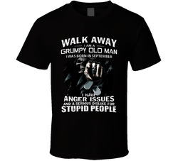 Grumpy Old Man With Anger Issues T Shirt