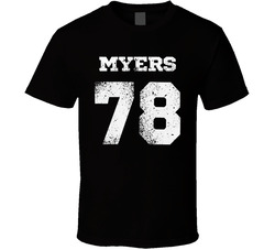 Haddonfield High School Jersey 78 Michael Myers Halloween T Shirt