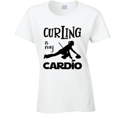 Curling Is My Cardio (blk) T Shirt Curling Is My Cardio (blk) T Shirt