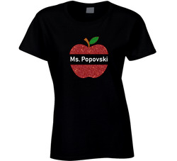 Teacher's Name In Apple - Popovski T Shirt