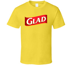 Glad Garbage Bags Logo Halloween Costume T Shirt Glad Garbage Bags Logo Halloween Costume T Shirt