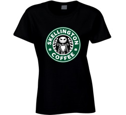 Nightmare Before Christmas Jack Skellington Coffee Parody T Shirt Nightmare Before Christmas Jack Skellington Coffee Parody T Shirt