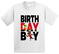 The Incredibles Birthday Boy Dashiell Parr T Shirt The Incredibles Birthday Boy Dashiell Parr T Shirt