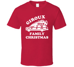 Family Christmas (add Custom Name & Year) T Shirt Family Christmas (add Custom Name & Year) T Shirt