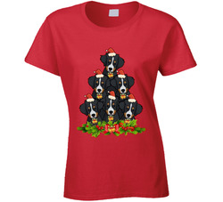 Bernese Mountain Dog Christmas Tree Cute T Shirt Bernese Mountain Dog Christmas Tree Cute T Shirt