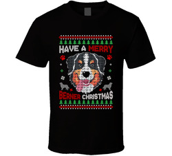 Bernese Mountain Dog Christmas T Shirt Bernese Mountain Dog Christmas T Shirt