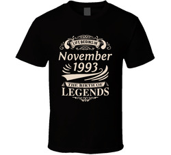 The Birth Of Legends November 1993 T Shirt The Birth Of Legends November 1993 T Shirt