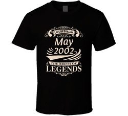 The Birth Of Legends - May 2002 T Shirt The Birth Of Legends - May 2002 T Shirt