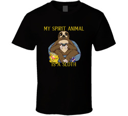 My Spirit Animal Is A Sloth T Shirt My Spirit Animal Is A Sloth T Shirt