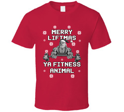 Weight Training - Merry Liftmas T Shirt Weight Training - Merry Liftmas T Shirt