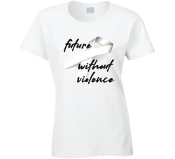 White Ribbon Campaign - Future Without Violence T Shirt White Ribbon Campaign - Future Without Violence T Shirt