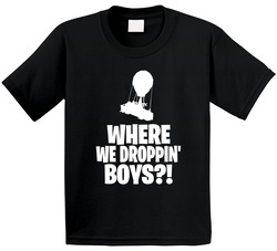 Fortnite Where We Droppin' Boys?! Battle Bus T Shirt Fortnite Where We Droppin' Boys?! Battle Bus T Shirt