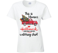 Personalized Hallmark Christmas Movie Watching Shirt Marisa Personalized Hallmark Christmas Movie Watching Shirt Marisa
