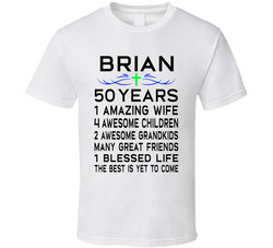 50 Years Of Brian T Shirt 50 Years Of Brian T Shirt