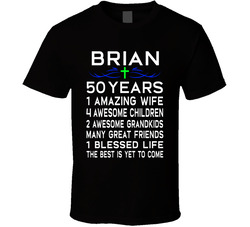50 Years Of Brian T Shirt 50 Years Of Brian T Shirt