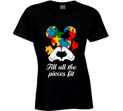 Autism Awareness - Until All The Pieces Fit T Shirt Autism Awareness - Until All The Pieces Fit T Shirt