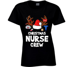 Christmas Nurse Crew T Shirt Christmas Nurse Crew T Shirt