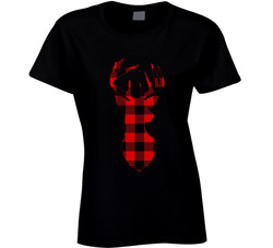 Buffalo Plaid Deer T Shirt Buffalo Plaid Deer T Shirt