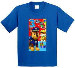 Paw Patrol 3 Today T Shirt Paw Patrol 3 Today T Shirt
